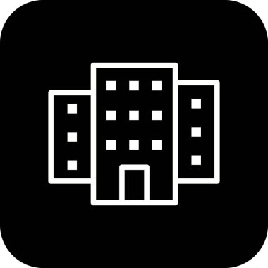 İllüstrasyon Bina Simgesi 