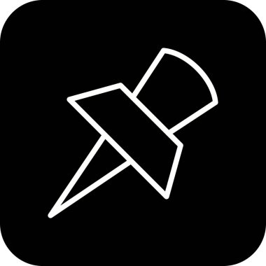 İllüstrasyon pin simgesi           