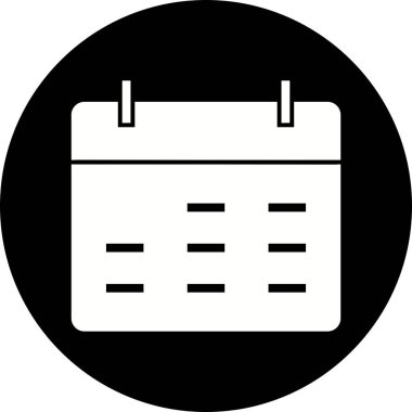 İllüstrasyon Takvim Simgesi          