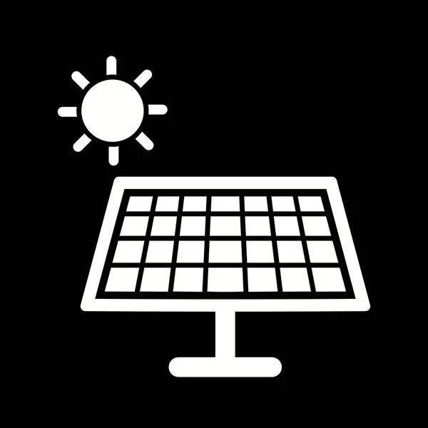 插图 太阳能图标 — 图库照片