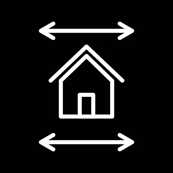 Illustration  Real Estate Blueprint icon — Stock Photo, Image
