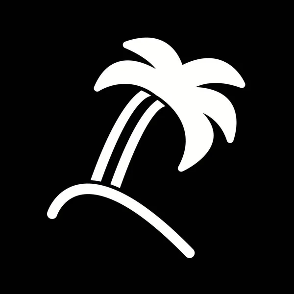 Illustration  Palm Tree Icon — Stock Photo, Image