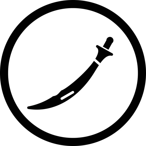 Icono de Espada de Ilustración —  Fotos de Stock