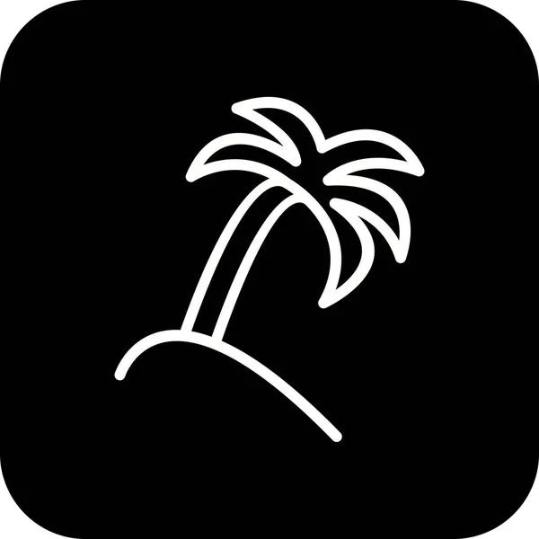 Illustrazione Icona della palma — Foto Stock