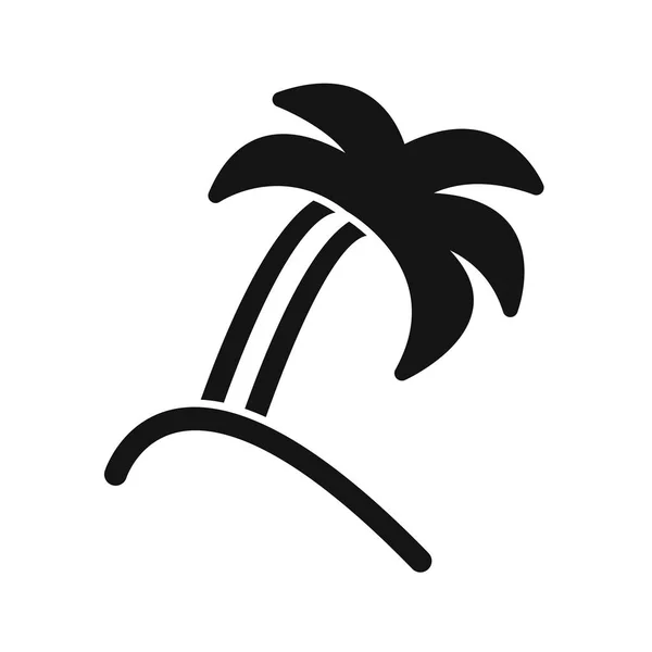 Ilustrace ikona Palm Tree — Stock fotografie