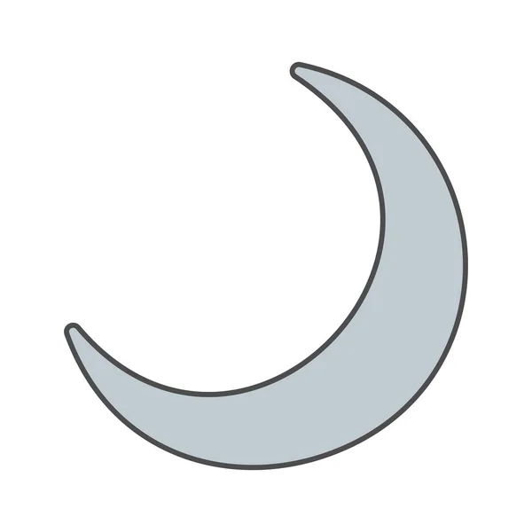 Illustration Moon Icon — Stock Photo, Image