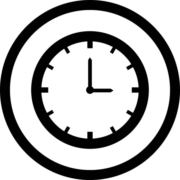 Icono del reloj de ilustración —  Fotos de Stock