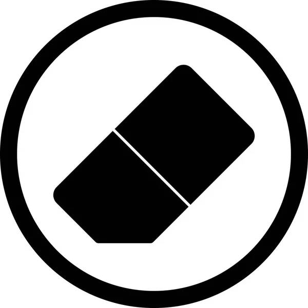 Illustration  Eraser Icon — Stock Photo, Image