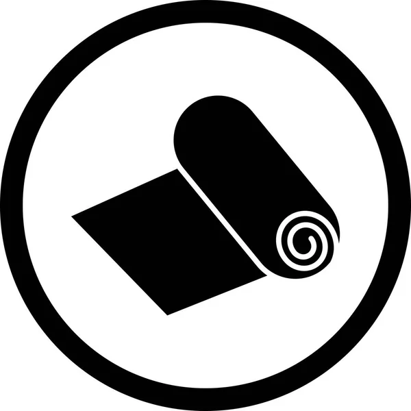 Illustration Paper Roll Icon — Stock Photo, Image