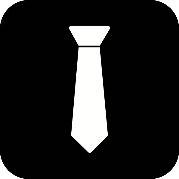 İllüstrasyon kravat simgesi — Stok fotoğraf