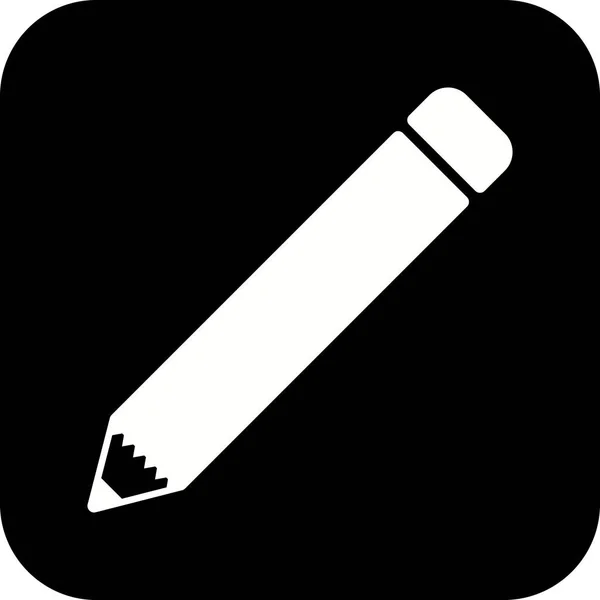 Obrázek ikony tužky — Stock fotografie