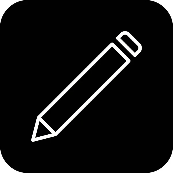 Illustration Bleistift-Symbol — Stockfoto