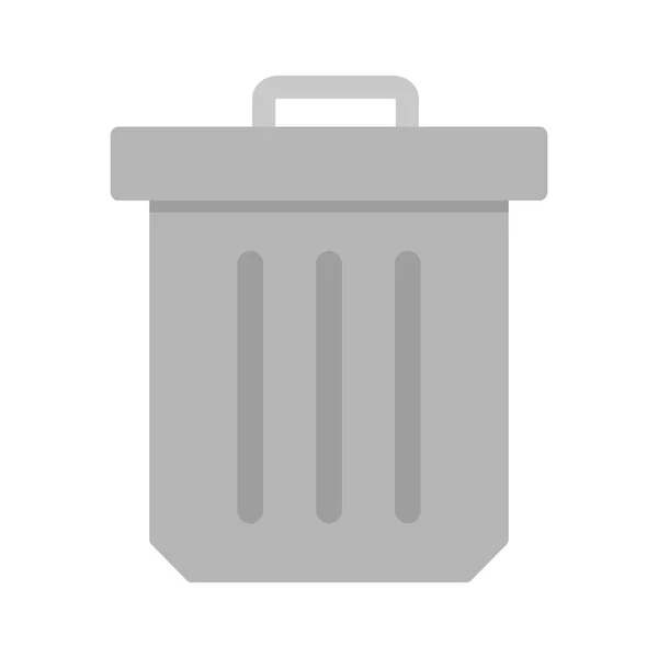 İllüstrasyon Çöp Simgesi — Stok fotoğraf