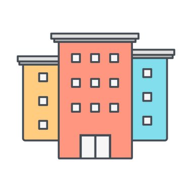 İllüstrasyon Bina Simgesi