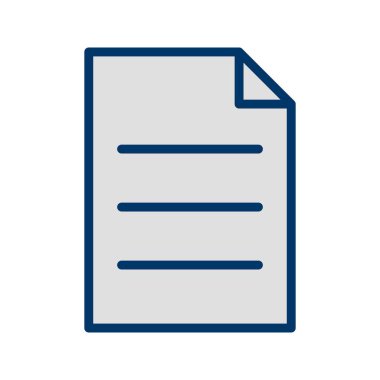 Illustration post it simgesi  