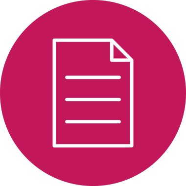 Illustration post it simgesi  