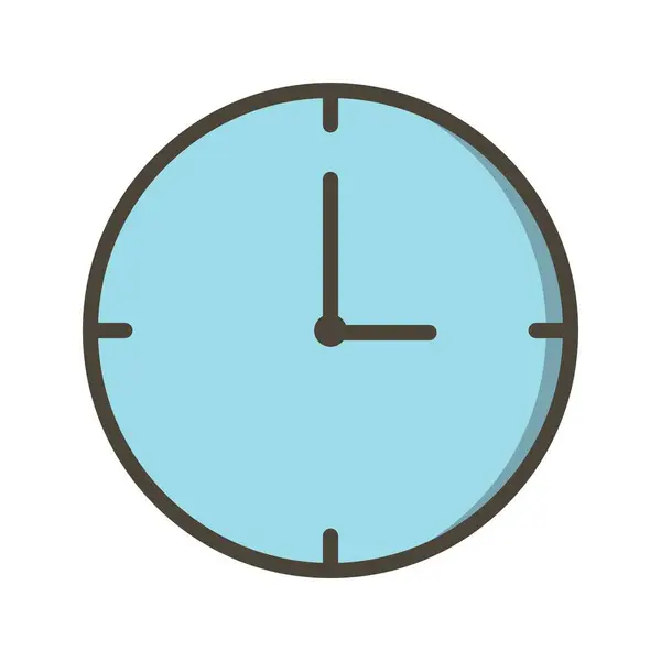 Illustration Clock  Icon — Stock Photo, Image