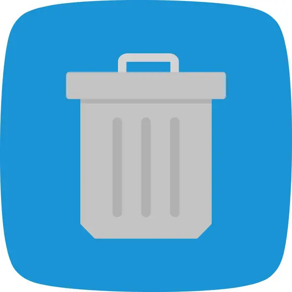 Illustration Trash Ikone — Stockfoto