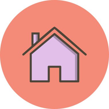 İllüstrasyon Evi Simgesi