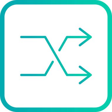 İllüstrasyon Shuffle Simgesi