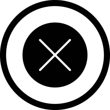 İllüstrasyon İptal Simgesi