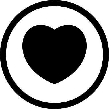 İllüstrasyon kalp simgesi