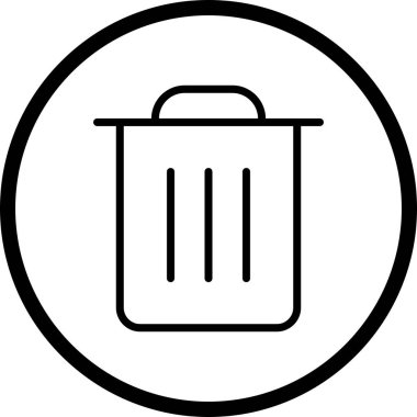 İllüstrasyon Çöp Simgesi