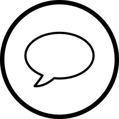 İllüstrasyon Sohbet Simgesi