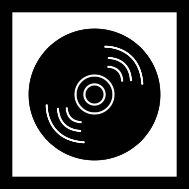 İllüstrasyon Kompakt Disk Simgesi