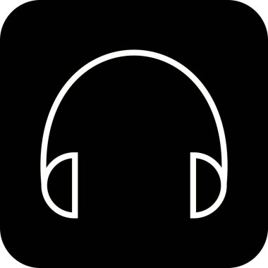 İllüstrasyon Kulaklık Simgesi