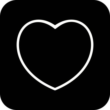 İllüstrasyon kalp simgesi