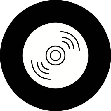 İllüstrasyon Kompakt Disk Simgesi