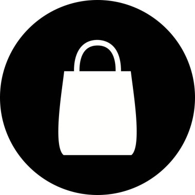 İllüstrasyon Alışveriş Çantası Simgesi