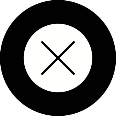 İllüstrasyon İptal Simgesi