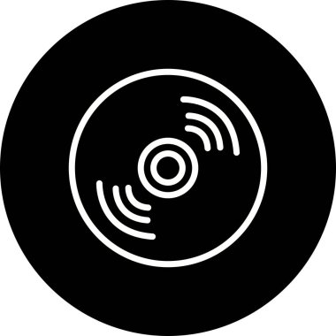 İllüstrasyon Kompakt Disk Simgesi