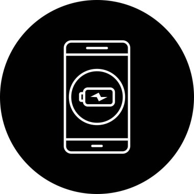 Çizim mobil uygulama simgesi şarj