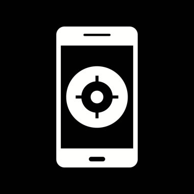 İllüstrasyon GPS Mobil uygulama simgesi