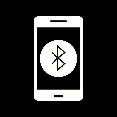 İllüstrasyon Bluetooth mobil uygulama simgesi