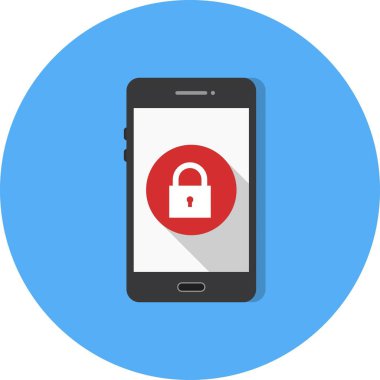 Çizim kilidi mobil uygulama simgesi