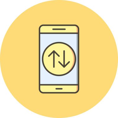 Çizim veri bağlantısı Mobil uygulama simgesi