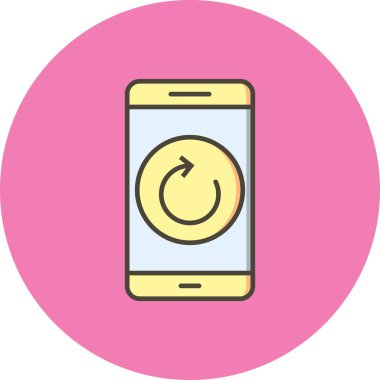 Çizim sıfırlama mobil uygulama simgesi