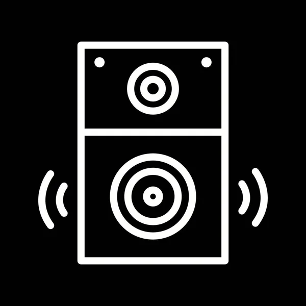 Ilustração Icon Speaker — Fotografia de Stock