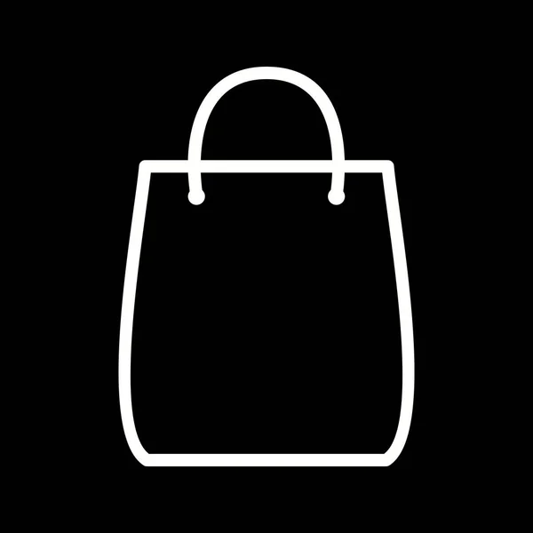 Icono de la bolsa de compras de ilustración —  Fotos de Stock