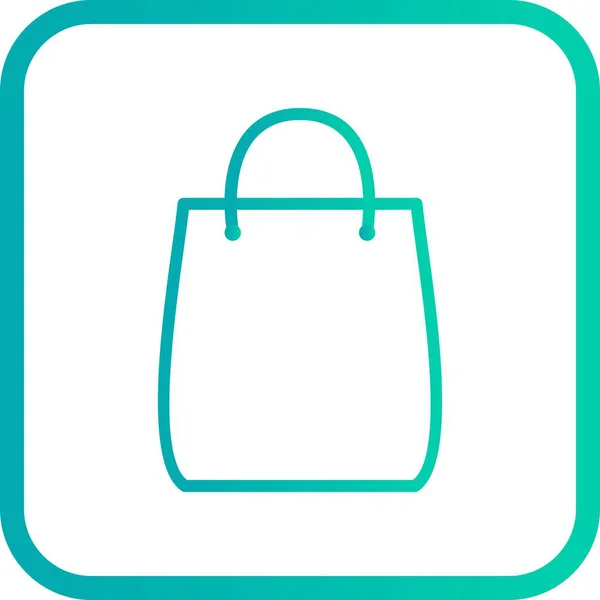 Illustration Shoppingbag ikon — Stockfoto
