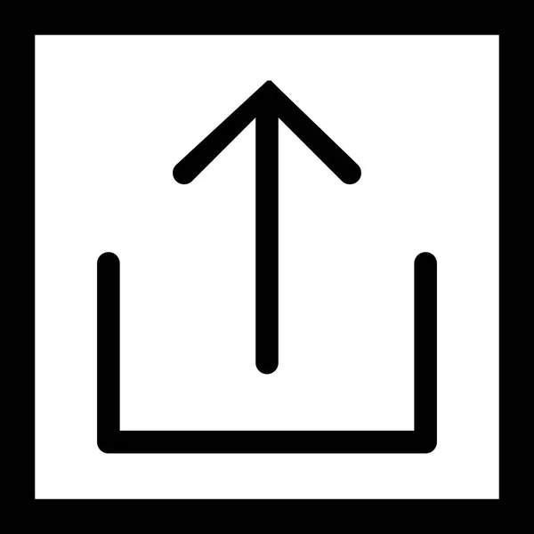 Pictogram afbeelding uploaden — Stockfoto