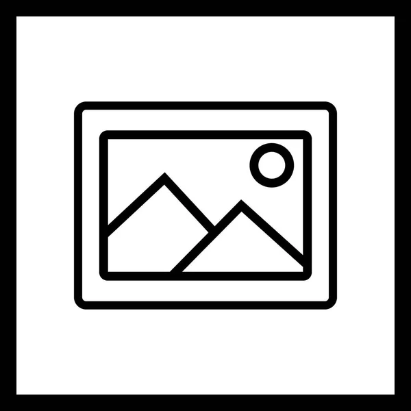 Illustration  Picture Icon — Stock Photo, Image