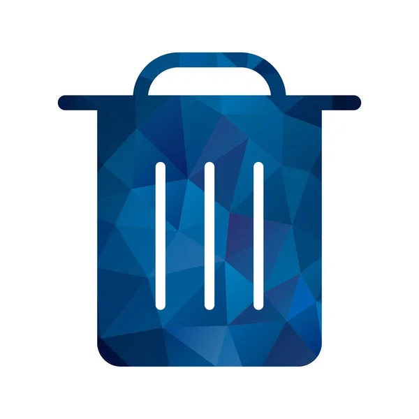 Illustration  Garbage Icon — Stock Photo, Image