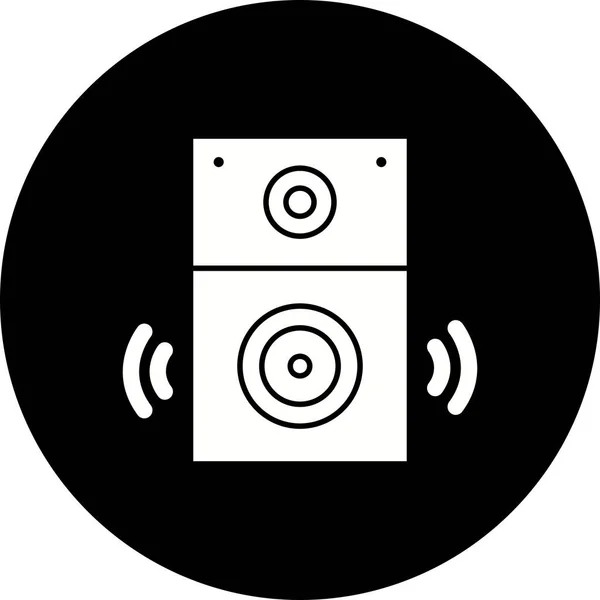 Ilustração Icon Speaker — Fotografia de Stock