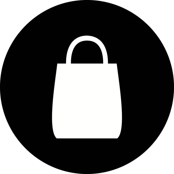 Icono de la bolsa de compras de ilustración — Foto de Stock
