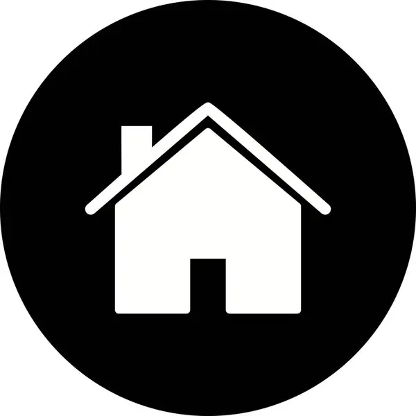 Illustration hus ikon — Stockfoto